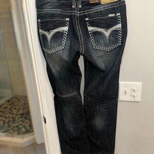 Men's SLVG Jeans with White Stitching NWT